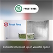 Conserv 24 in. Classic 8.3 Cu. FT. Frost Free Retro Upright Freezer in Cream
