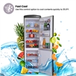 Conserv 10.7 cu. ft. Bottom Mount Retro Refrigerator in Black