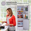 Conserv 10.7 cu. ft. Bottom Mount Retro Refrigerator in Black