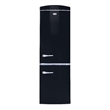 Conserv 10.7 cu. ft. Bottom Mount Retro Refrigerator in Black