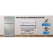 Conserv 30in Refrigerator 18cf Top Freezer INSTALLED ICE MAKER E-STAR 110V
