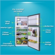 Conserv 30in Refrigerator 18cf Top Freezer INSTALLED ICE MAKER E-STAR 110V
