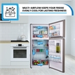 Conserv 33in Refrigerator 21cf Top Freezer INSTALLED ICE MAKER E-STAR 110V