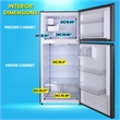 Conserv 33in Refrigerator 21cf Top Freezer INSTALLED ICE MAKER E-STAR 110V