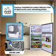 Conserv 33in Refrigerator 21cf Top Freezer INSTALLED ICE MAKER E-STAR 110V