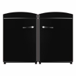 ConServ 3.2 cu.ft. Frost Free Black Retro Convertible Refrigerator-Freezer Set
