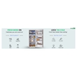 Conserv 30in RETRO Refrigerator 18cf Top Mount FACTORY INSTALLED ICE MAKER 110V