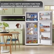 Conserv 30in RETRO Refrigerator 18cf Top Mount FACTORY INSTALLED ICE MAKER 110V
