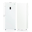 Conserv 14cf Upright Freezer CONVERTIBLE REF Garage Ready E-Star 28in wide 110V