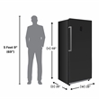 Conserv 14cf Upright Freezer CONVERTIBLE REF Garage Ready E-Star 28in wide 110V