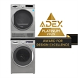 Conserv LUXE STACKABLE Washer 2.2 cf 110 V Dryer 4 Cf 220V with Stacking Shelf