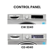Conserv LUXE STACKABLE Washer 2.2 cf 110 V Dryer 4 Cf 220V with Stacking Shelf