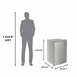 Conserv 3cf Compact Upright Freezer REVERSIBLE DOOR Freestanding 110V E-Star
