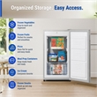 Conserv 3cf Compact Upright Freezer REVERSIBLE DOOR Freestanding 110V E-Star