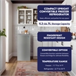 Conserv 4.3cf Compact Upright Freezer REVERSIBLE DOOR Freestanding 110V E-Star