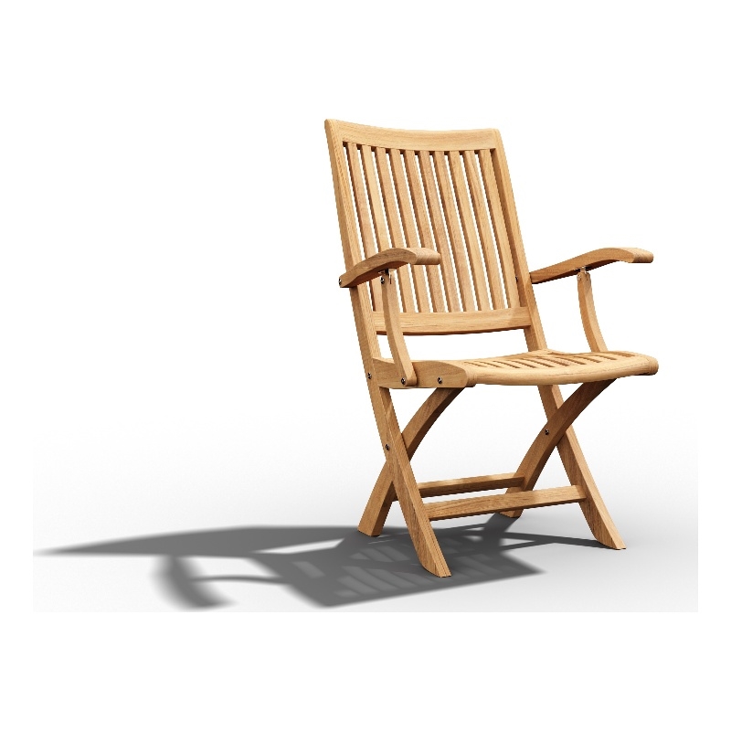 Curated Maison Felice Teak Outdoor Folding Armchair