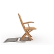 Curated Maison Florence Teak Folding Outdoor Armchair