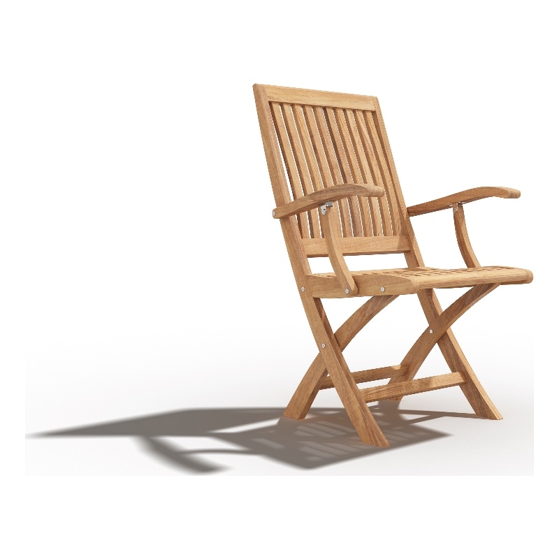 Curated Maison Florence Teak Folding Outdoor Armchair