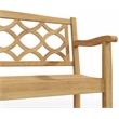Curated Maison Dupont 2 Person Teak Outdoor Bench