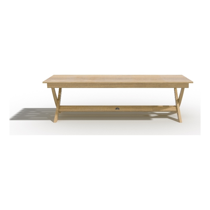 Curated Maison Jacques 3 Person Teak Outdoor Bench in Teak