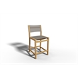Curated Maison Perrin Teak Outdoor Counter Height Stool in Taupe
