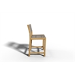 Curated Maison Perrin Teak Outdoor Counter Height Stool in Taupe