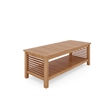 Curated Maison Sylvie Rectangular Teak Outdoor Coffee Table