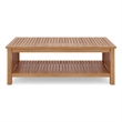 Curated Maison Sylvie Rectangular Teak Outdoor Coffee Table