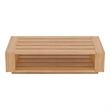Curated Maison Lothair Rectangular Teak Outdoor Coffee Table