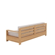 Curated Maison Lothair 4-Piece Teak Outdoor Patio Deep Seating Set in Tan