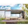 Curated Maison Adrien Teak Deep Seating Outdoor Club Chair in Tan