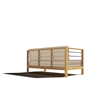 Curated Maison Leon Teak Outdoor Sectional Left Sofa with Fawn Cushion