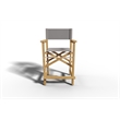 Curated Maison Directeur 5-Piece Counter Height Teak Outdoor Dining Set in Taupe
