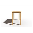 Curated Maison Directeur 5-Piece Counter Height Teak Outdoor Dining Set in White