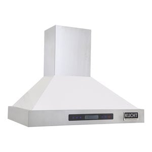Kucht Professional 30&quot Stainless Steel Wall Mounted Range Hood in White