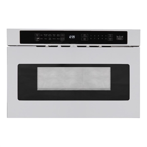 Kucht Professional 23.8&quot Modern Stainless Steel Microwaves in Silver