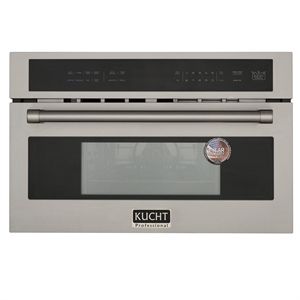 KUCHT 30 in 1.6 Cu.Ft. Stainless Steel Air Fryer & Convection Built In Microwave