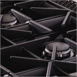 48 in. 8 Burners Dual Fuel Range for Propane Gas in Dark Stainless Steel