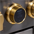 48 in. 8 Burners Dual Fuel Range for Propane Gas in Dark Stainless Steel