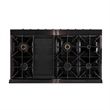 48 in. 8 Burners Dual Fuel Range for Propane Gas in Dark Stainless Steel