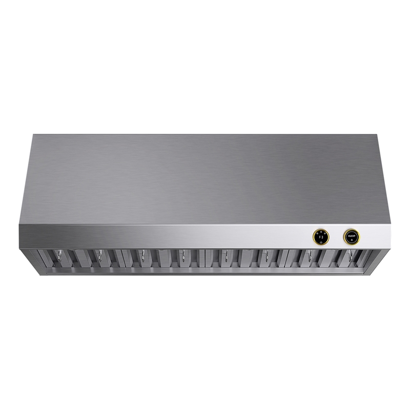 48 in. 900 CFM Under Cabinet Range Hood in Stainless Steel with Gold