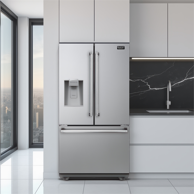 KUCHT 36 in. 28.9 cu. ft. Standard Depth Freestanding French Door Refrigerator