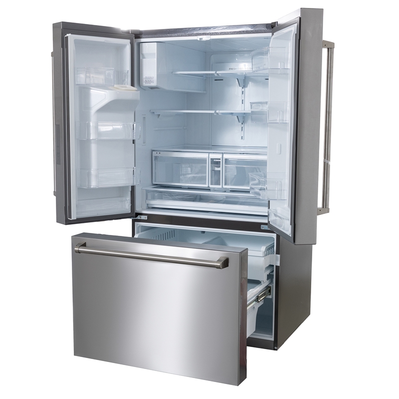KUCHT 36 in. 28.9 cu. ft. Standard Depth Freestanding French Door Refrigerator