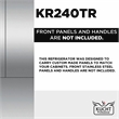 KUCHT 12.5 cu. ft. Counter Depth Built-In Refrigerator in Custom Panel Ready