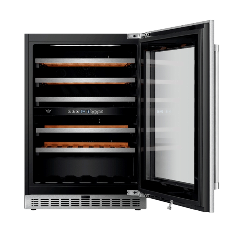 24 in. Dual Zone 52-Wine Bottles Wine Cooler in Panel Ready