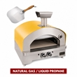 NAPOLI Outdoor Portable Propane Gas Pizza Oven in Yellow
