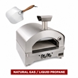 NAPOLI Outdoor Portable Propane Gas Pizza Oven in Stainless Steel