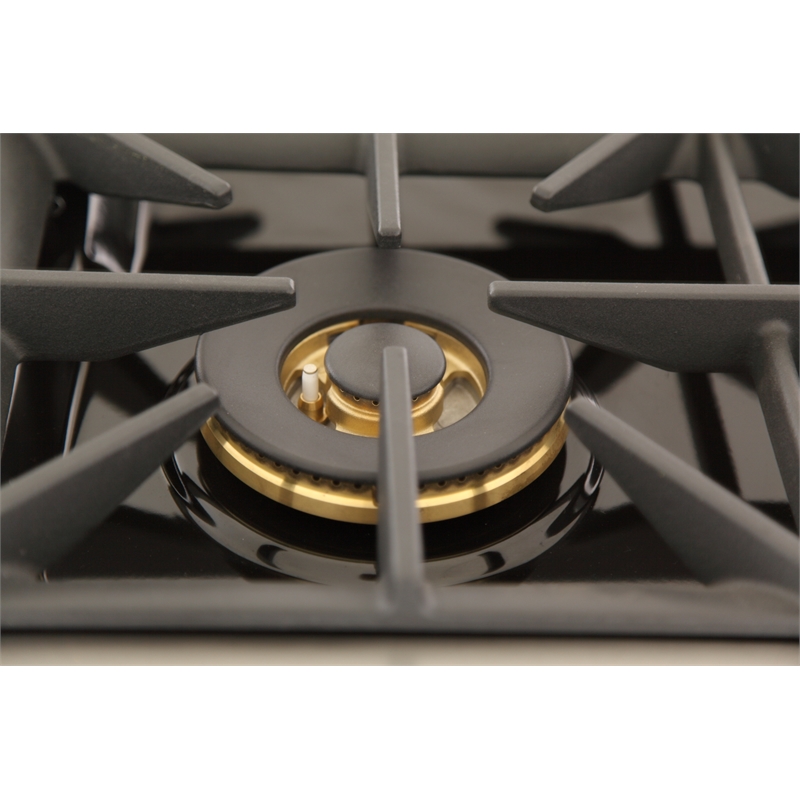 48 in. 6.7 cu. ft. Dual Fuel Range for Propane Gas in Black