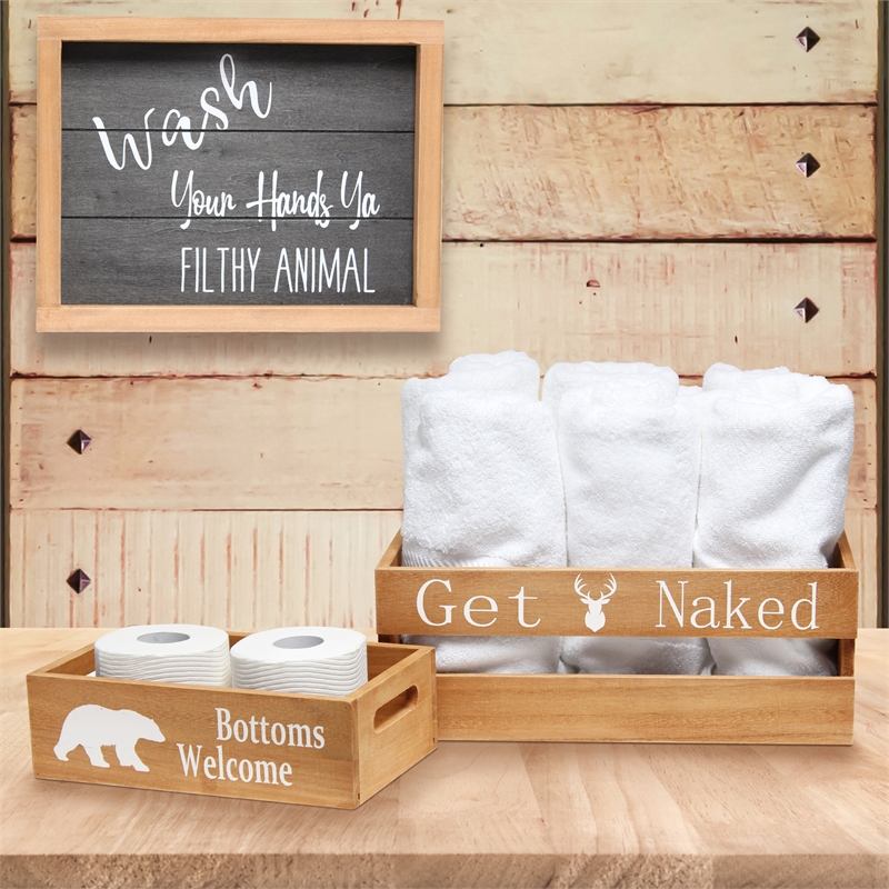 Elegant Designs Wood Large 