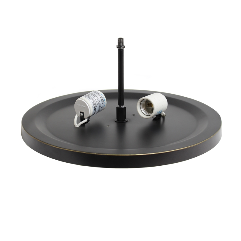 Lalia Home Crystal Glam 2 Light Ceiling Flush Mount Restoration Bronze